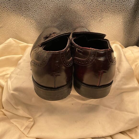 VTG O\'SULLIVAN EXECUTIVE IMPERIAL  10D  OXFORD LEATHER WING‎ TIP DRESS SHOES